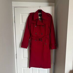 Banana Republic Timeless Trench Coat - Red - Medium